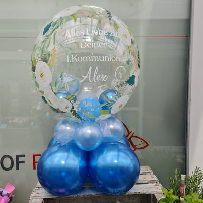 Ballon klar luftgefüllt personalisiert